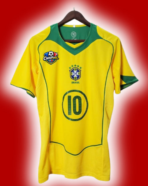 Camiseta retro Brasil 2004